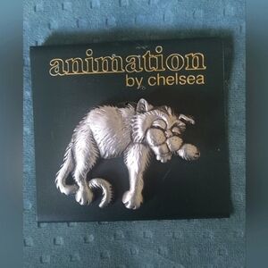 Bundle of (3) Vintage Cat Themed Brooches